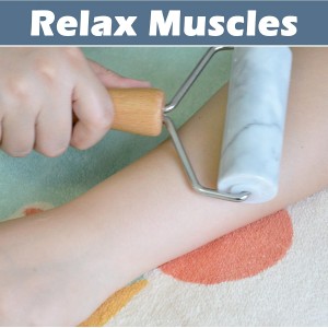 Tianman Small Marble Rolling Pin Pizza Roller, Marble Dough Roller Non-Stick T-Type, For Cake Baking Tortilla Fudge Pizza Cookies and Other Kitchen Baking Cooking (Type 2 White).