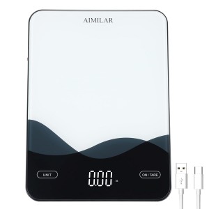 AIMILAR Digital Kitchen Scale 22lb/10kg ...