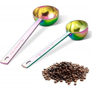 Premium coffee scoop set, set of 2, Meta...