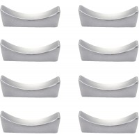 8 Pieces 304 Stainless Steel Chopstick Holders Chopstick Rest (Silver)