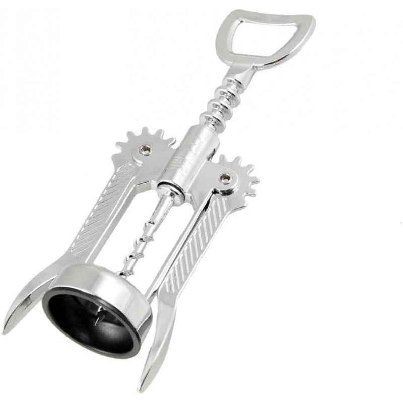 Stainless Steel Rotatory Wing Puller Corkscrew Red Wine Bottle Opener (id: ae9 94b 652 b2b ff4