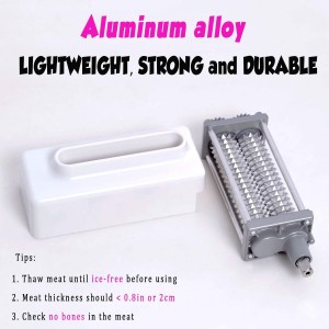 [UPGRADE] Meat Tenderizer Attachment for All KitchenAid Household Stand Mixers- Mixers Accesssories [No More Jams,No More Break,Easier to clean]