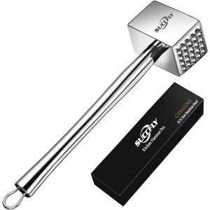 Meat Tenderizer Stainless Steel, Heavy D...