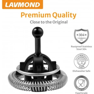 Whisks Compatible with Nespresso Aeroccino 3/4/Plus Milk Frother Replacement, 2 Pack