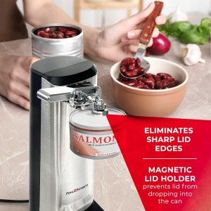 POHL SCHMITT Electric Can Opener with Knife Sharpener and Bottle Opener
