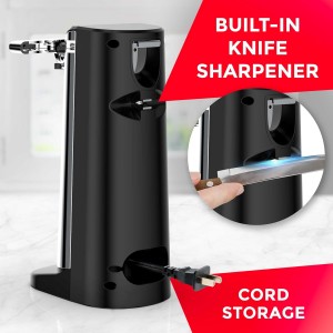 POHL SCHMITT Electric Can Opener with Knife Sharpener and Bottle Opener