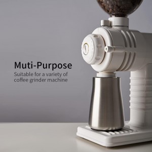 watchget Coffee Sifter - Fine Mesh 250m Stainless Steel Coffee Powder Sieve - Non-slip Base, Silver