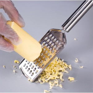2Pcs Mini Cheese Grater With Handheld Cheese Shredder Kitchen Small Graters for Nutmeg Vegetables Fruits Chocolate Potato,Ginger and Garlic Carrot Shredder Lemon Zester