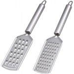 2Pcs Mini Cheese Grater With Handheld Cheese Shredder Kitchen Small Graters for Nutmeg Vegetables Fruits Chocolate Potato,Ginger and Garlic Carrot Shredder Lemon Zester