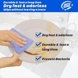 Disposable Kitchen Cleaning Cloths Dish Towels Dish Cloth Reusable Cloths for Kitchen, Bathroom, Household Cleaning (Blue 100 Pack)