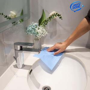 Disposable Kitchen Cleaning Cloths Dish Towels Dish Cloth Reusable Cloths for Kitchen, Bathroom, Household Cleaning (Blue 100 Pack)