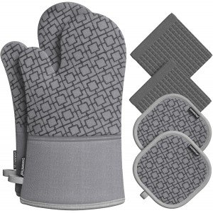 Oven Mitts and Pot Holders Sets 6pcs, Ki...