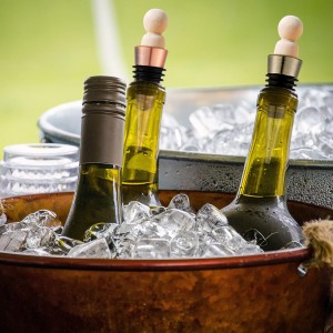 Honeydak 20 Pieces Wine Bottle Stopper Set Kit Blank Stainless Steel Wine and Beverage Reusable Decorative Bottle Corks Accessories Tapered Storage Craft Art DIY for Kitchen Bar Party Wedding Turning