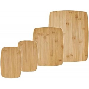 FARBERWARE 4-Piece Reversible Bamboo Cut...