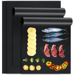 Oven Liners for Bottom of Oven 4 Pack Large Thick Heavy Duty Nonstick Oven Mat for Bottom of Electric Oven Gas Oven Grill, Reusable Heat Resistant BPA PFOA Free Oven Protector Liner,16x24 Inch