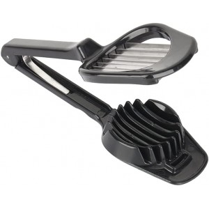 Egg Slicer Cutter，Long Handle Egg Slicer Mushroom Tomato Fruit Cutter Stainless Steel Blades Home Kitchen Bar Tool