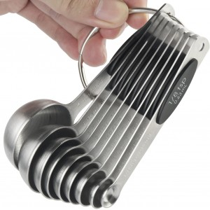 Magnetic Measuring Spoons Set of 9 Stain...