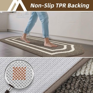 COSY HOMEER Long Kitchen Floor Mats for in Front of Sink Super Absorbent Kitchen Rugs and Mats 24