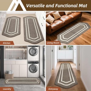 COSY HOMEER Long Kitchen Floor Mats for in Front of Sink Super Absorbent Kitchen Rugs and Mats 24
