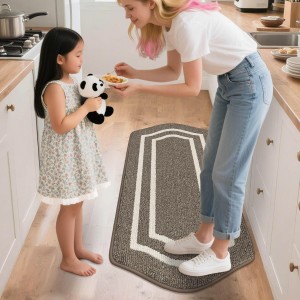 COSY HOMEER Long Kitchen Floor Mats for in Front of Sink Super Absorbent Kitchen Rugs and Mats 24