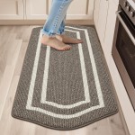 COSY HOMEER Long Kitchen Floor Mats for in Front of Sink Super Absorbent Kitchen Rugs and Mats 24