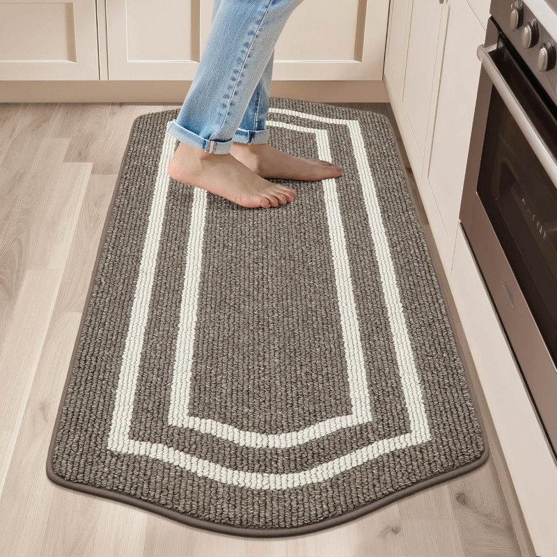 COSY HOMEER Long Kitchen Floor Mats for in Front of Sink Super Absorbent Kitchen Rugs and Mats 24