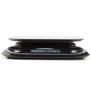 Talking Kitchen Scales - Big Numbers with Clear Loud Voice North American Accent (Black)