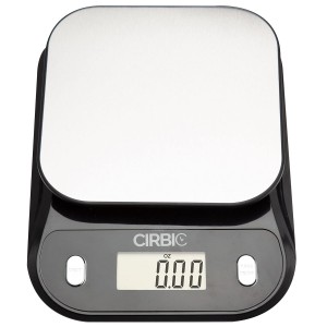 Talking Kitchen Scales - Big Numbers with Clear Loud Voice North American Accent (Black)