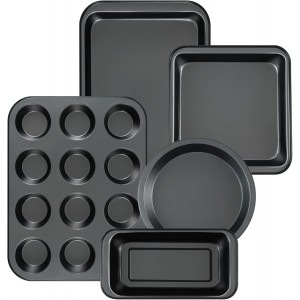 Kitchen 5-Piece Nonstick Bakeware Set - ...