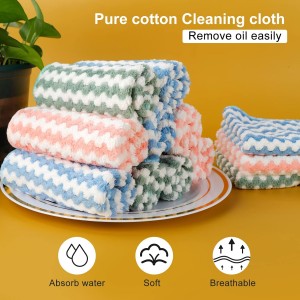 FGSAEOR Microfiber Cleaning Cloth, Dish Cloths for Washing Dishes, Ultra Absorbent Kitchen Towels Rags for Cleaning House Keeping
