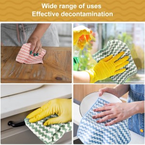 FGSAEOR Microfiber Cleaning Cloth, Dish Cloths for Washing Dishes, Ultra Absorbent Kitchen Towels Rags for Cleaning House Keeping