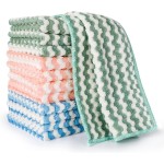 FGSAEOR Microfiber Cleaning Cloth, Dish Cloths for Washing Dishes, Ultra Absorbent Kitchen Towels Rags for Cleaning House Keeping