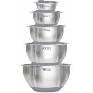 Viking Mixing Bowls Set, 10 Piece Stainl...