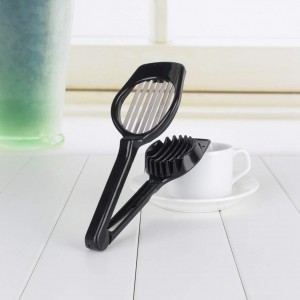 Egg Slicer, Stainless Steel Wire Egg Slicer Heavy Duty Aluminium Egg Cutter Dishwasher for Egg Strawberry Soft Fruit Egg Slicer for Hard Boiled Egg