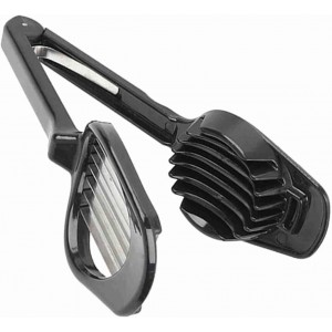 Egg Slicer, Stainless Steel Wire Egg Slicer Heavy Duty Aluminium Egg Cutter Dishwasher for Egg Strawberry Soft Fruit Egg Slicer for Hard Boiled Egg