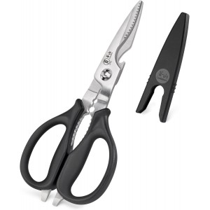 Cangshan 503343 9-inch Heavy-Duty Come-Apart Kitchen Shears with Guard