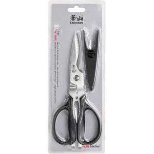 Cangshan 503343 9-inch Heavy-Duty Come-Apart Kitchen Shears with Guard