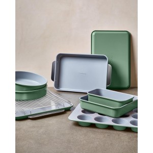 Caraway Non-Stick Ceramic Baking Sheet - Naturally Slick Ceramic Coating - Non-Toxic, PTFE & PFOA Free - Perfect for Baking, Roasting, and More - Large (18