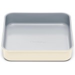 Caraway 9” Square Pan - Non-Stick Ceramic Coating - Free From Forever Chemicals - Cake Pan Perfect for Brownies, Lemon Bars, & More - Cream