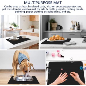 Gartful 2 Pack Silicone Crafting Mats, 15.7