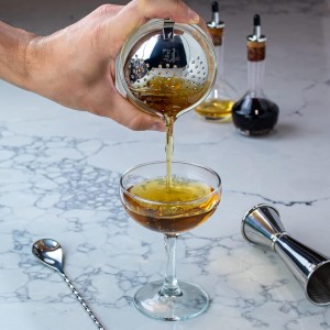 Julep Strainer: Stainless Steel Cocktail Strainer for Home or Commercial Bar