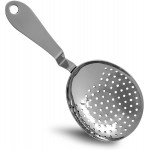 Julep Strainer: Stainless Steel Cocktail Strainer for Home or Commercial Bar