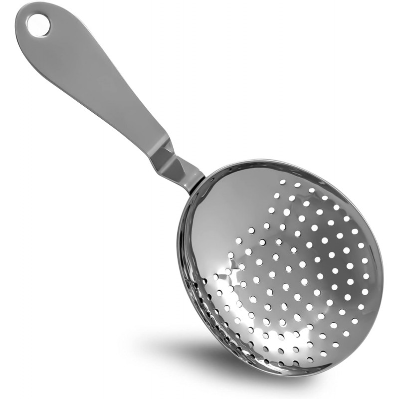 Julep Strainer: Stainless Steel Cocktail Strainer for Home or Commercial Bar
