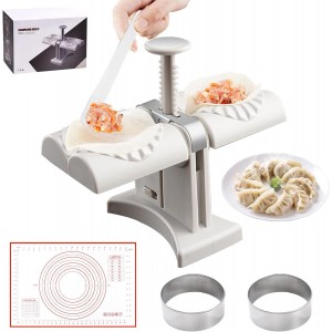 Household Double Head Automatic Dumpling...