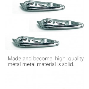 Metal Slanted Edge Nail Cutting Clippers, 3PCS Slanted Edge Nail Clippers, Slanted Edge Nail Cutter Pedicure Manicure Tool