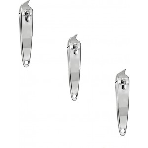 Metal Slanted Edge Nail Cutting Clippers, 3PCS Slanted Edge Nail Clippers, Slanted Edge Nail Cutter Pedicure Manicure Tool