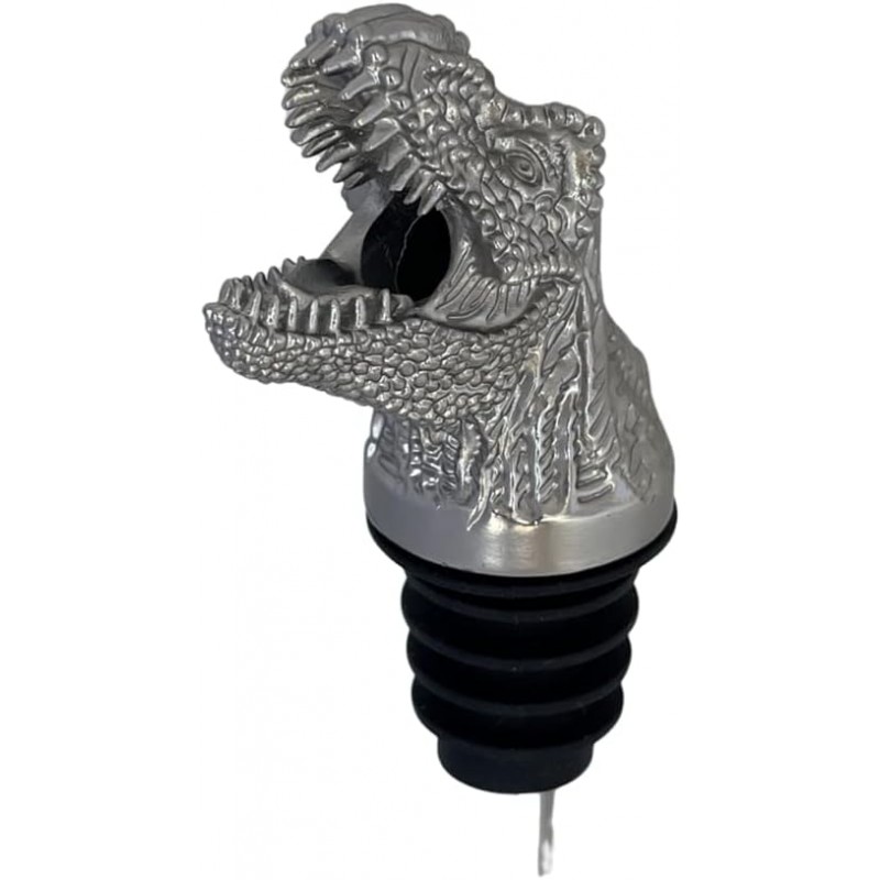 T-Rex Wine Aerator Pourer Spout – Funny Dinosaur Wine Gift for Men & Women – Novelty Animal Wine Accessory for Parties & Home Bar
