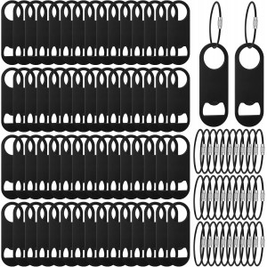 60 Pieces Stainless Steel Flat Bottle Op...