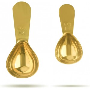 Stainless Steel Coffee Scoop Set - 15ml ...