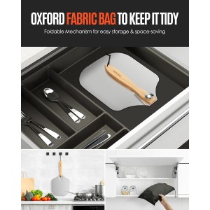 Pizza Peel Aluminum Pizza Spatula, Mooues 12 inch Metal Pizza Paddle(12